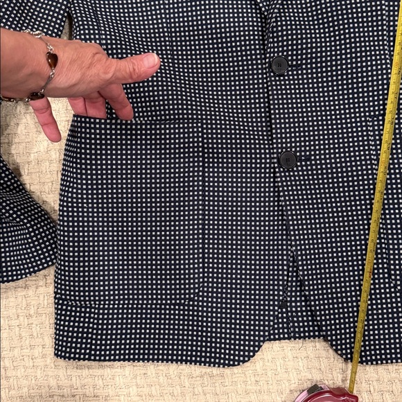 Sandro Paris MENS Blazer Black and White Checkered 46 - Picture 4 of 15